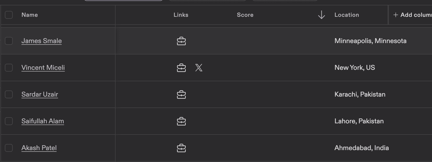 Apollo contacts links
