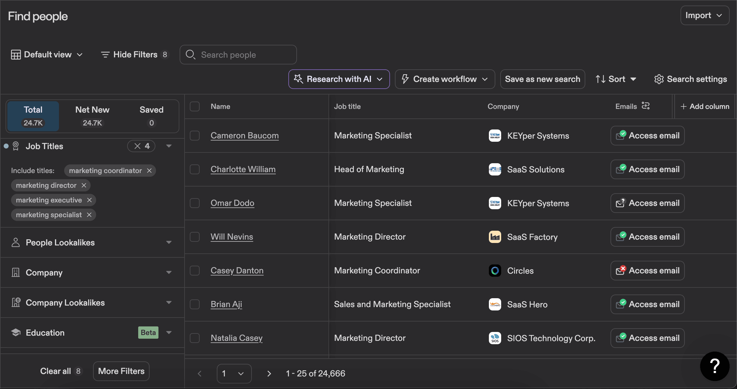 Apollo search example
