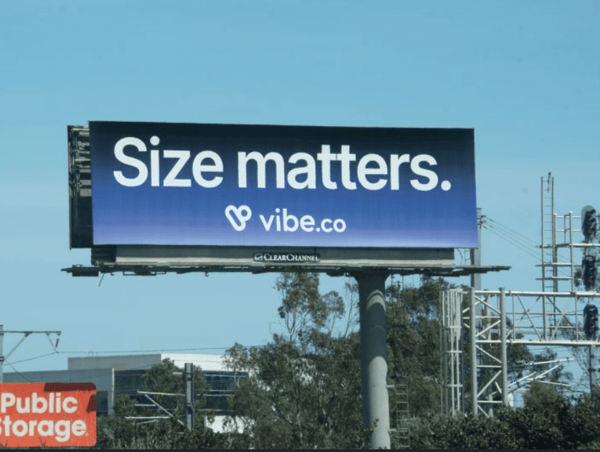 Outdoor ad example