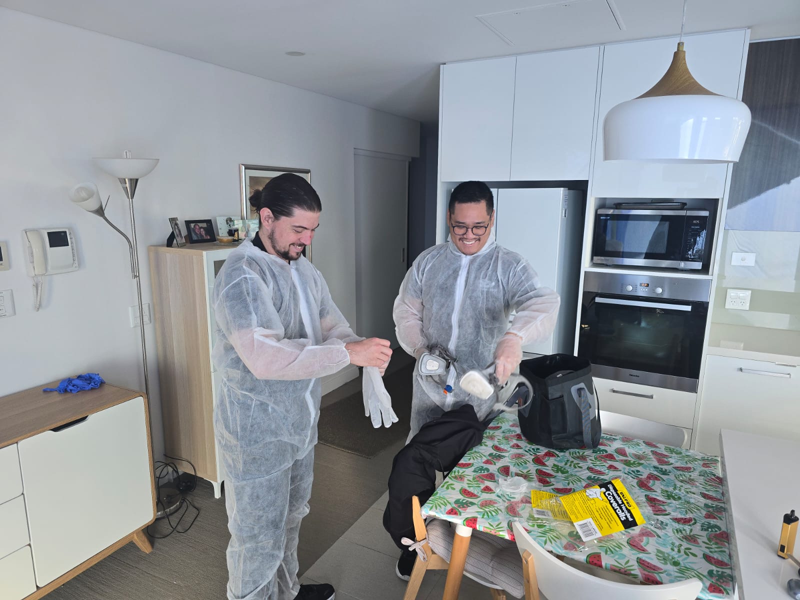 Ceiling mould remediation Sydney - HEPA vacuum and stain treatment, professional. Blacktown and Parramatta region