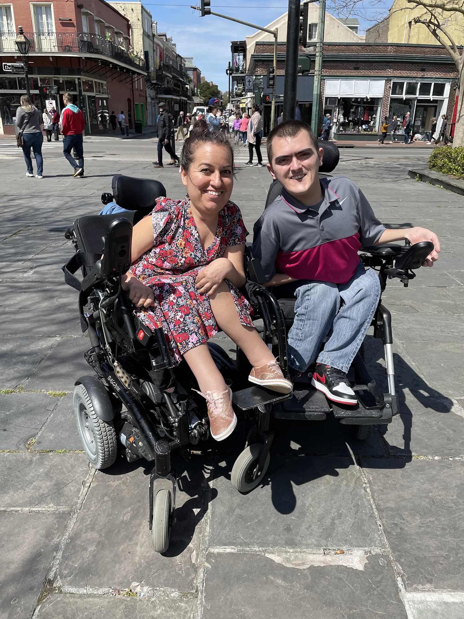 Natalie and Jordan Dickey posing for a picture in New Orleans
