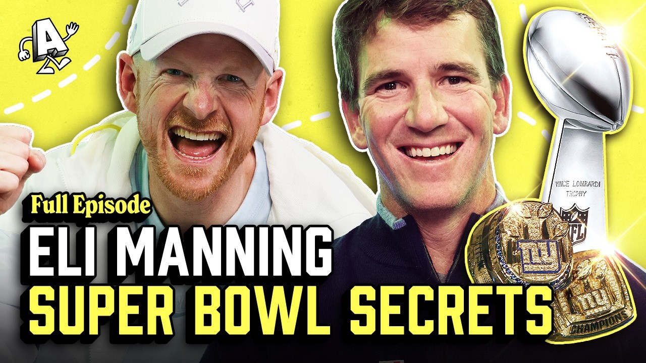 Episode Thumbnail for Ep. 22: Eli Manning on Super Bowl Wins, Favorite Sports Movies, Peyton Manning's Dancing & Texting
