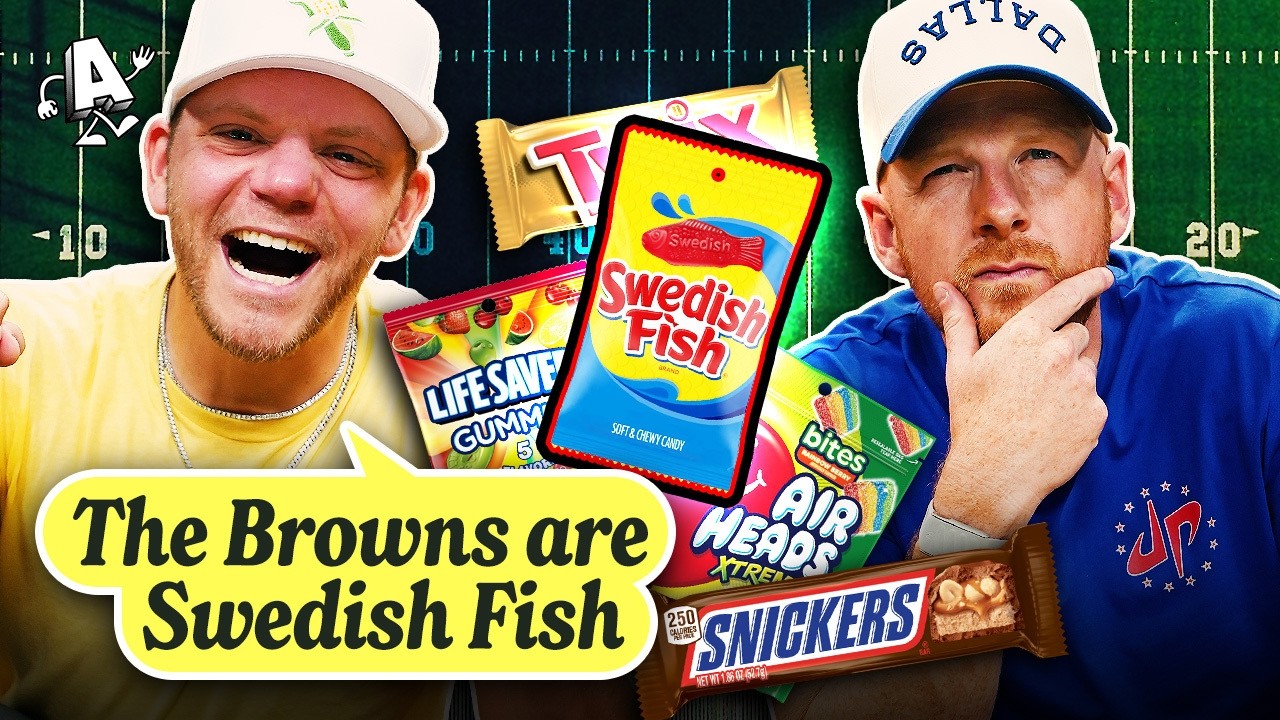 Episode Thumbnail for Match the Candy to the NFL Team GAME + NFL Hot Takes
