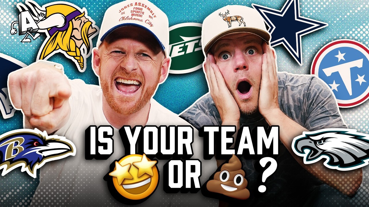 Episode Thumbnail for NFL Week 1 Emoji Reaction Game with Dude Perfect 🤯