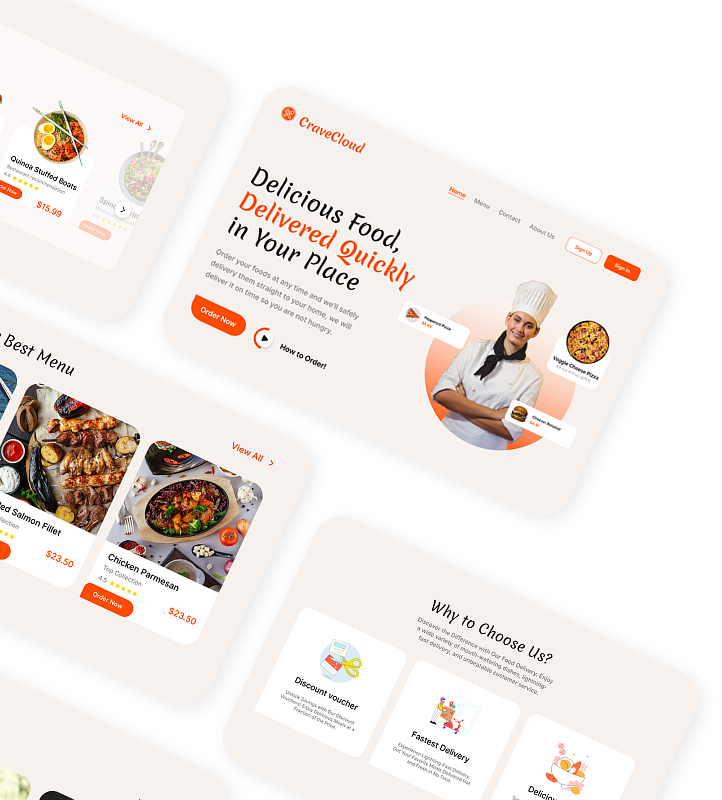 Cravecloud Website Project Image