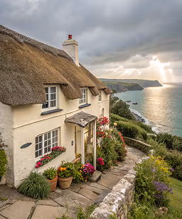 House near sea