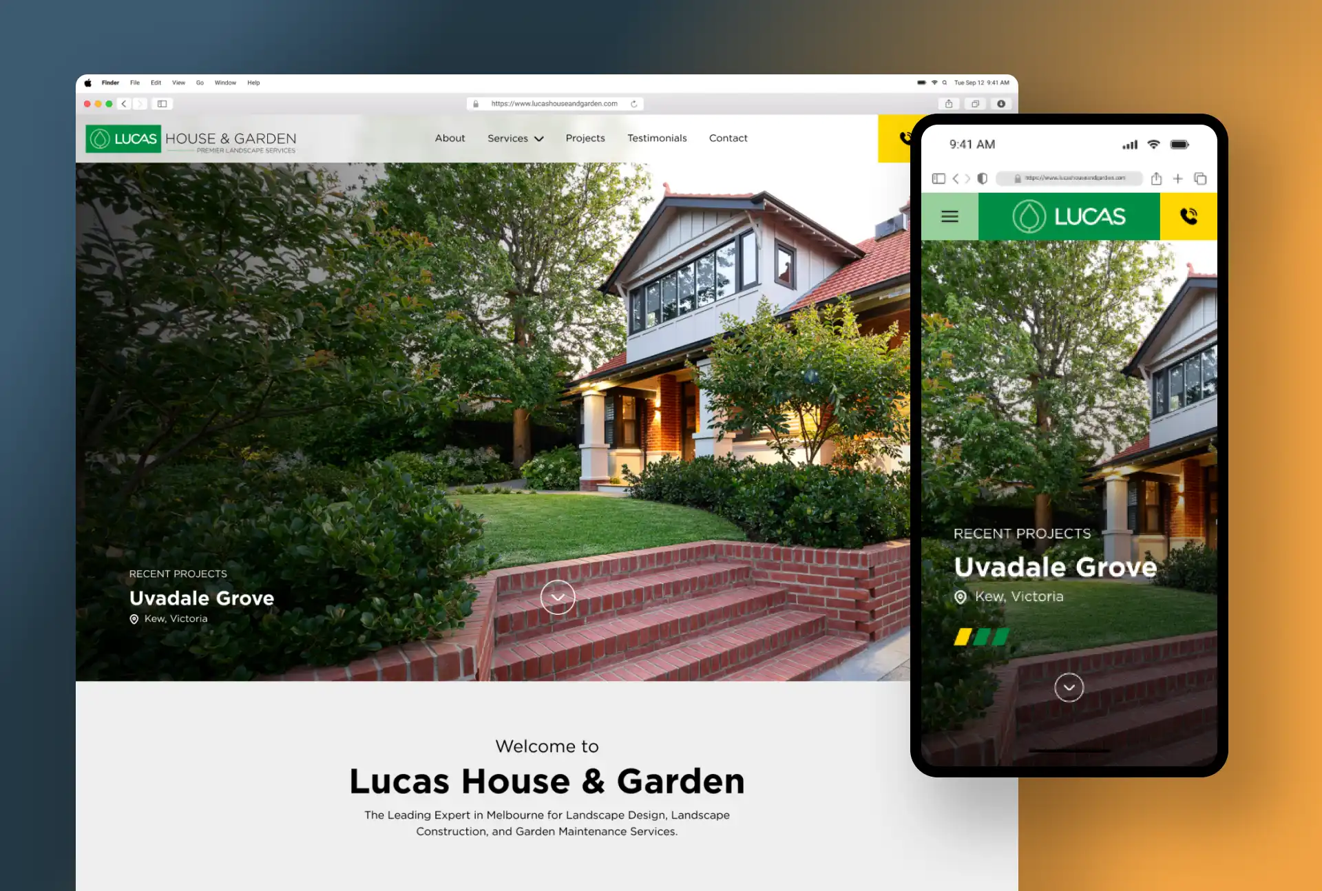 Lucas House and Garden Website Thumbnail