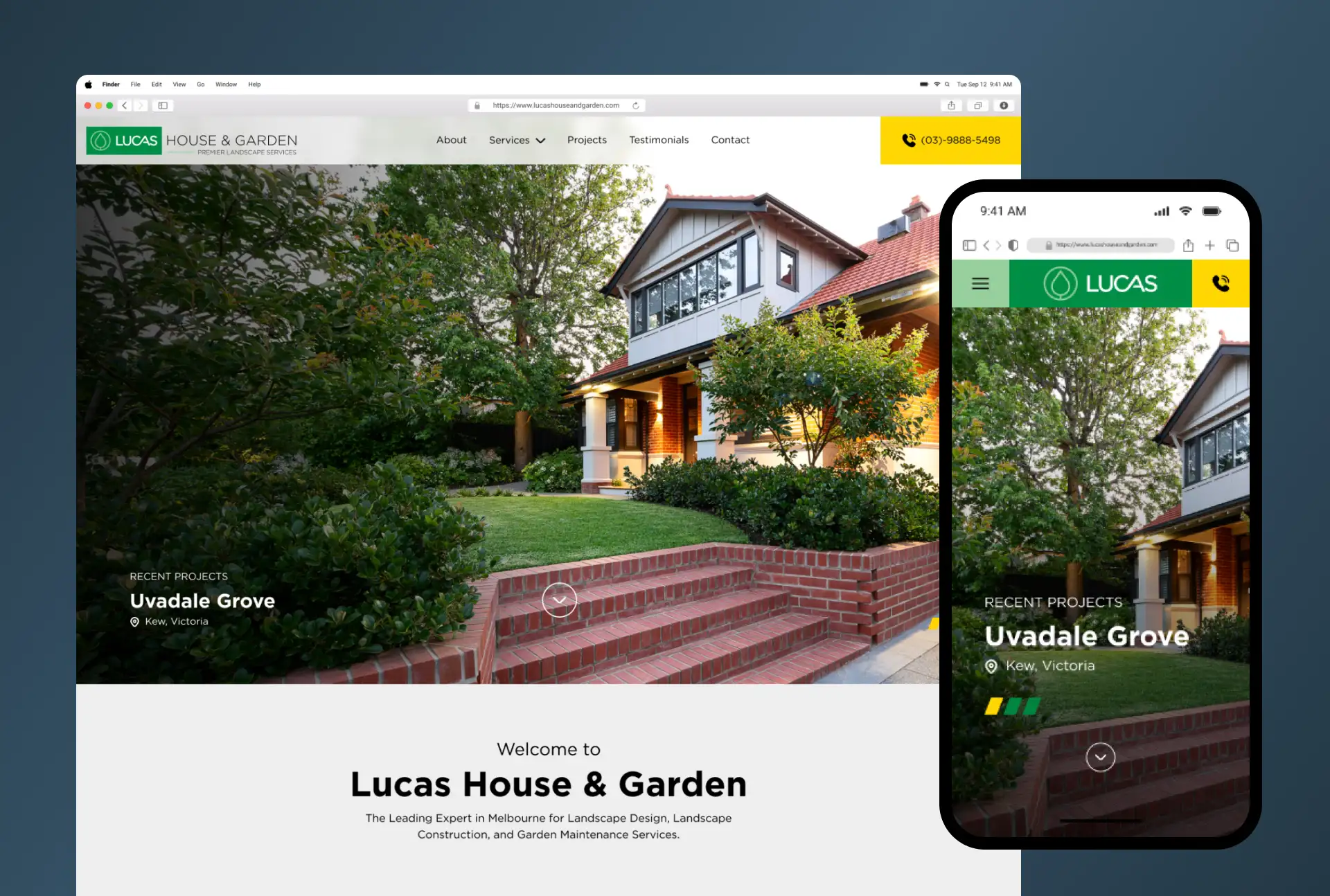 MJD Homes Website Thumbnail