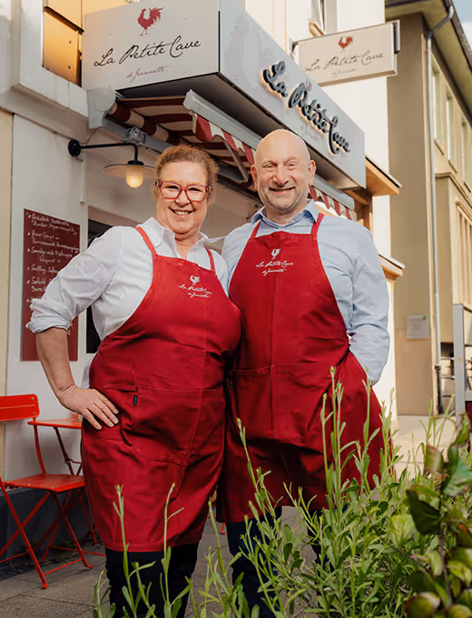Das Team hinter La Petite Cave - Peter und Jeannette Schnitzler