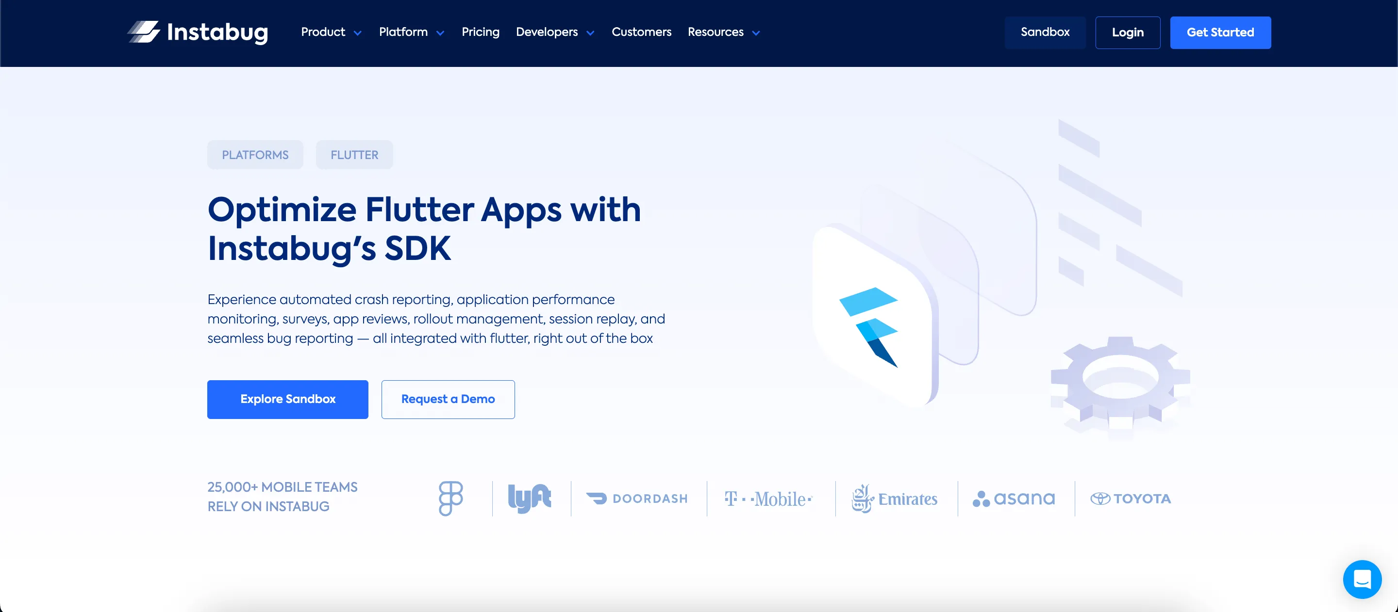 Instabug flutter mobile app development