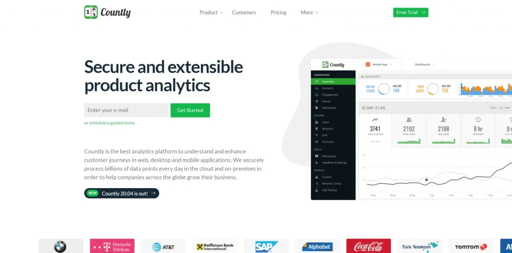 Countly flutter mobile app development