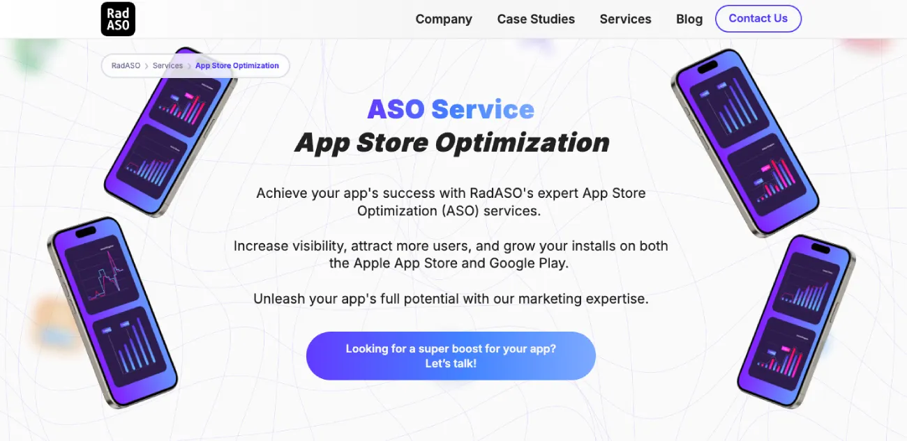RadASO app store optimization