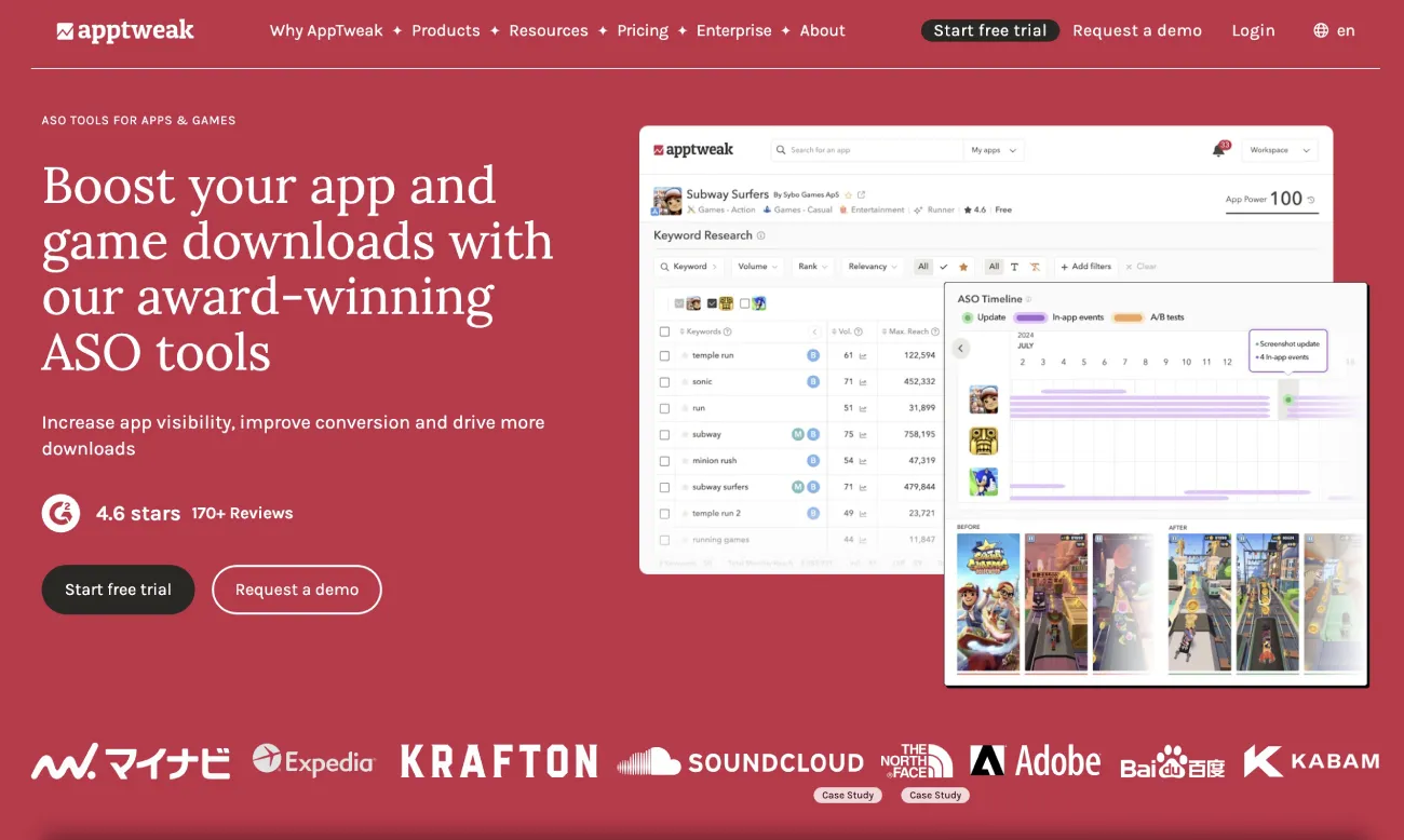 AppTweak app store optimization