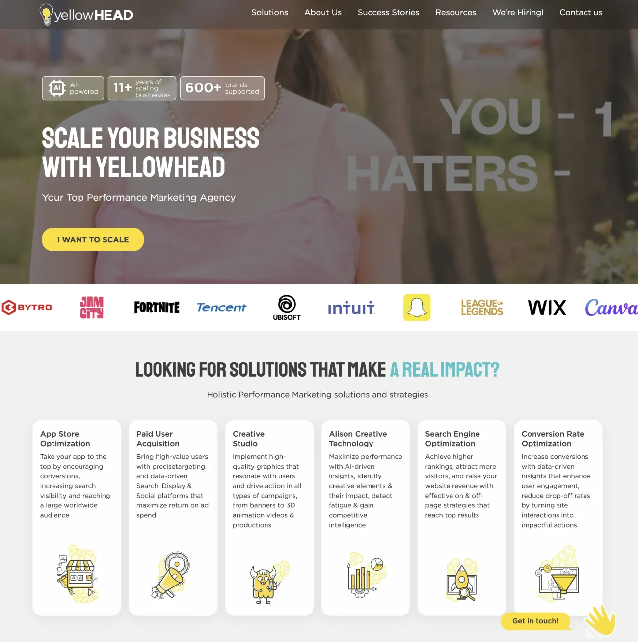 yellowHEAD app store optimization
