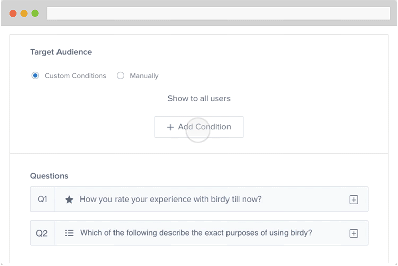In-App Surveys Targeting