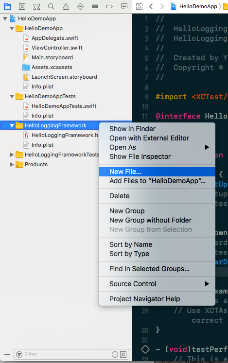 binary framework