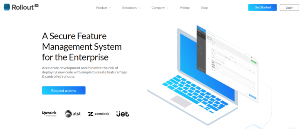 rollout feature flag tool homepage