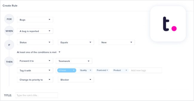 Customize your Teamwork rules
