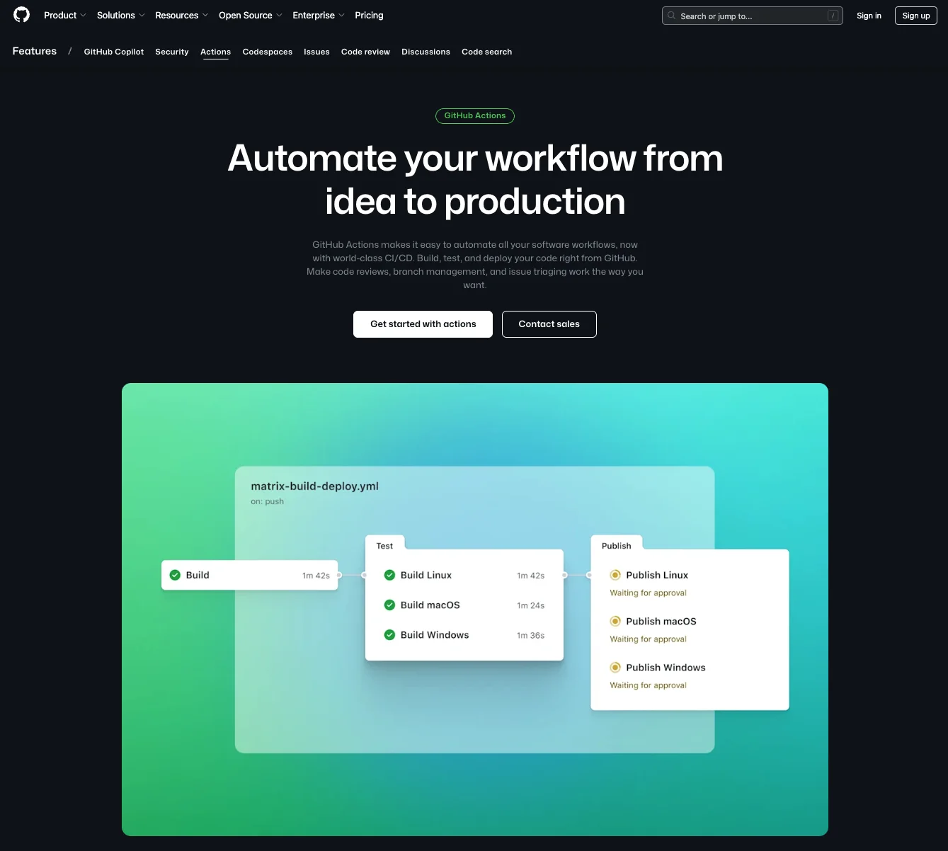 GitHub Actions allows testing of React Native apps