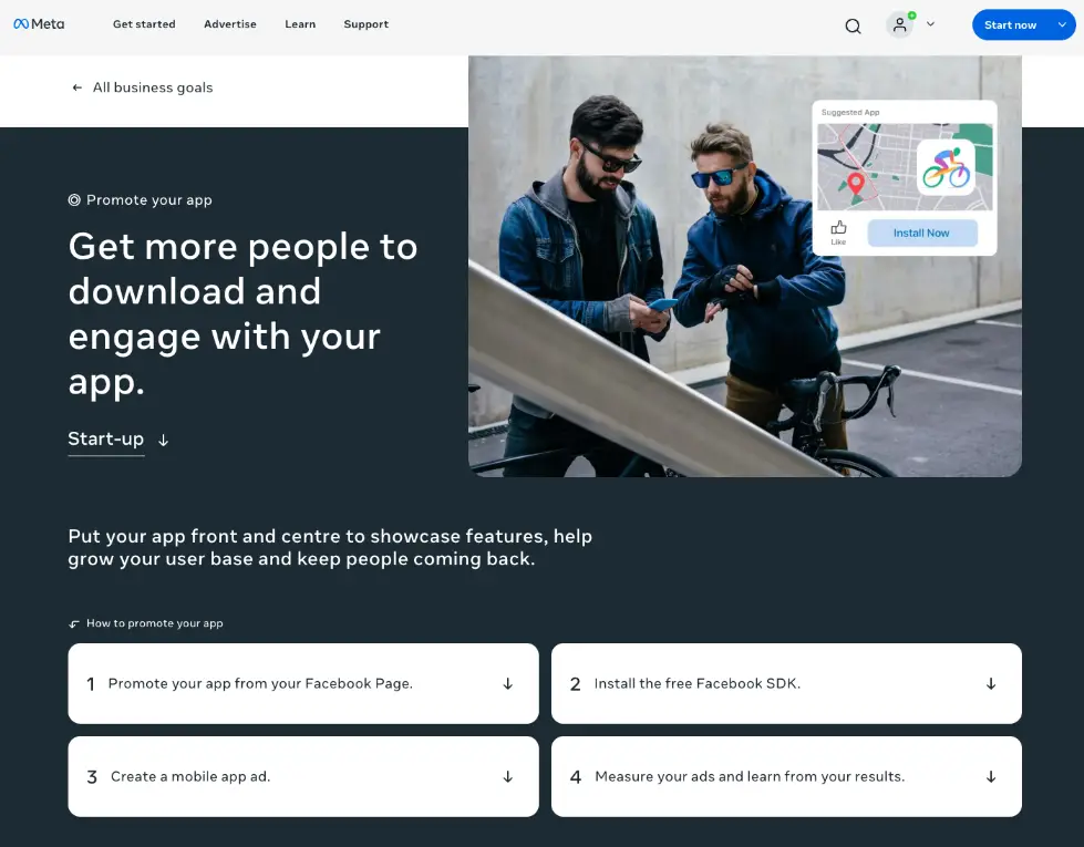 Meta ads cpi network