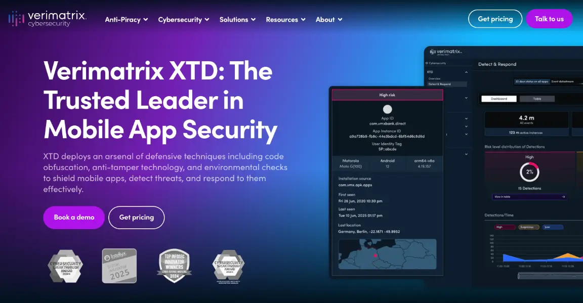 Verimatrix XTD mobile app protection