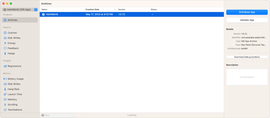 Distributing your app for beta testing and releases