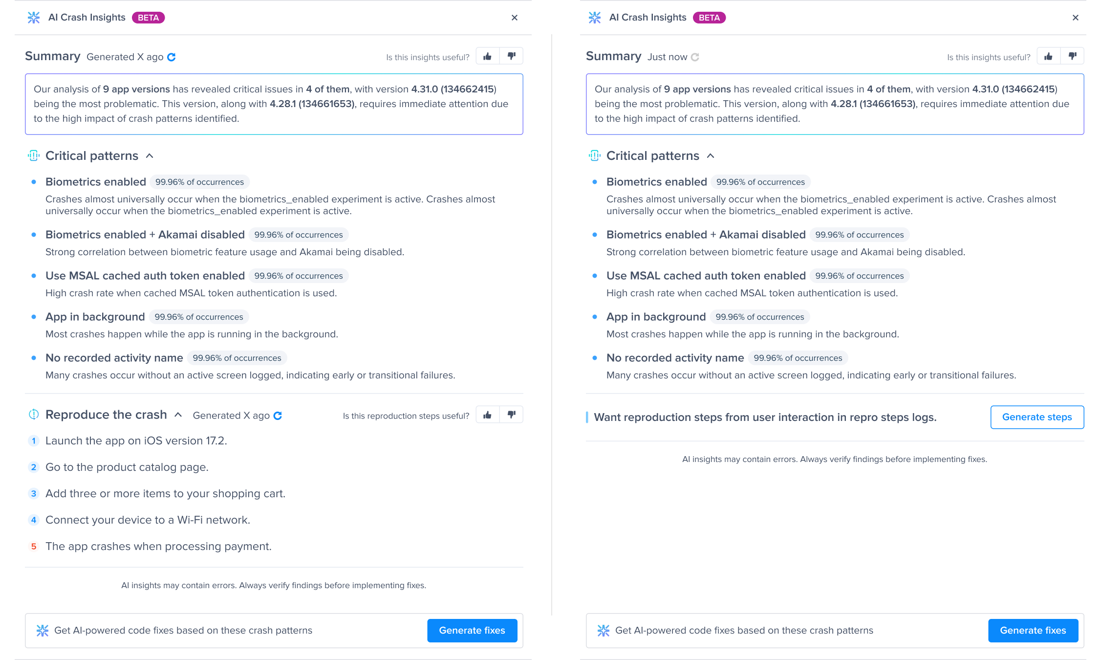 Luciq's Resolve agent crash reporting for ci/cd