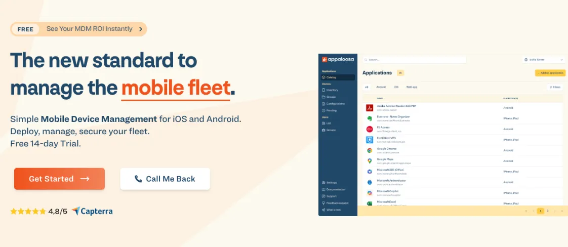 Appaloosa mobile app distribution platform
