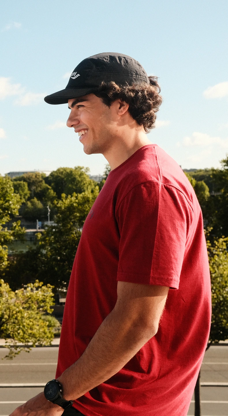 Happy runner