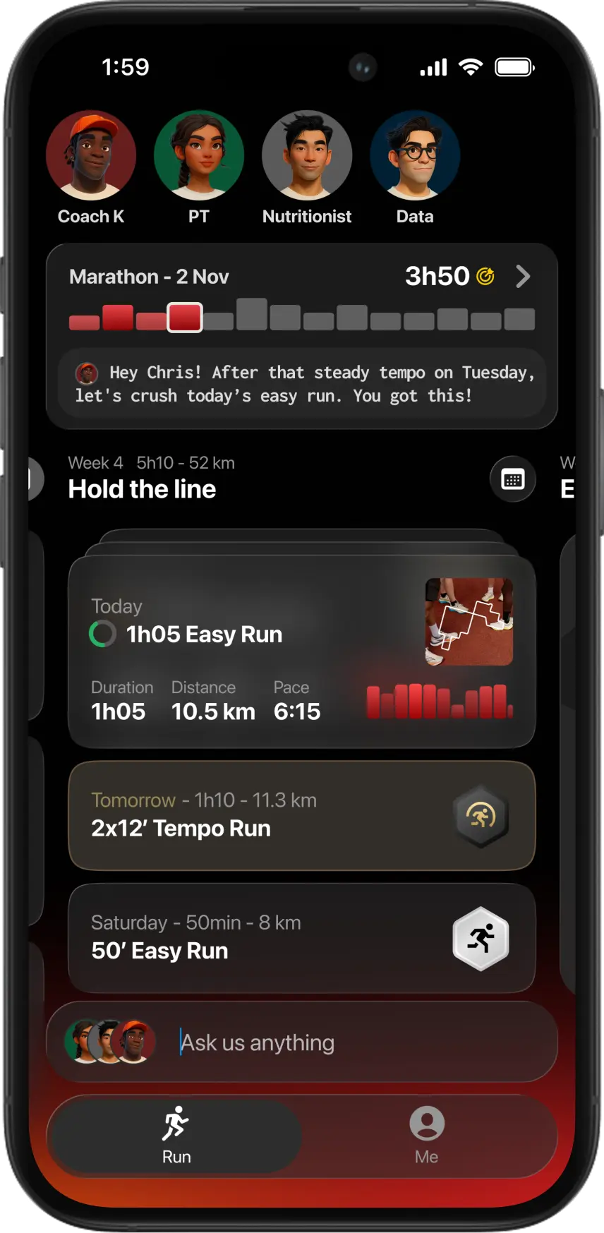 Home app running