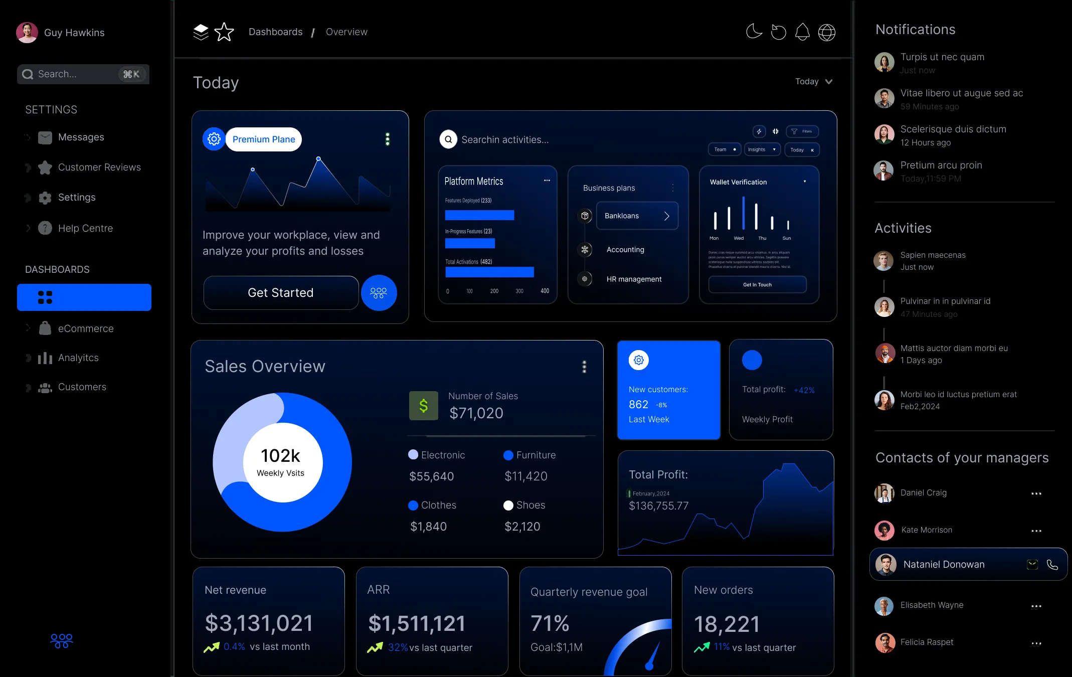hero dashboard 