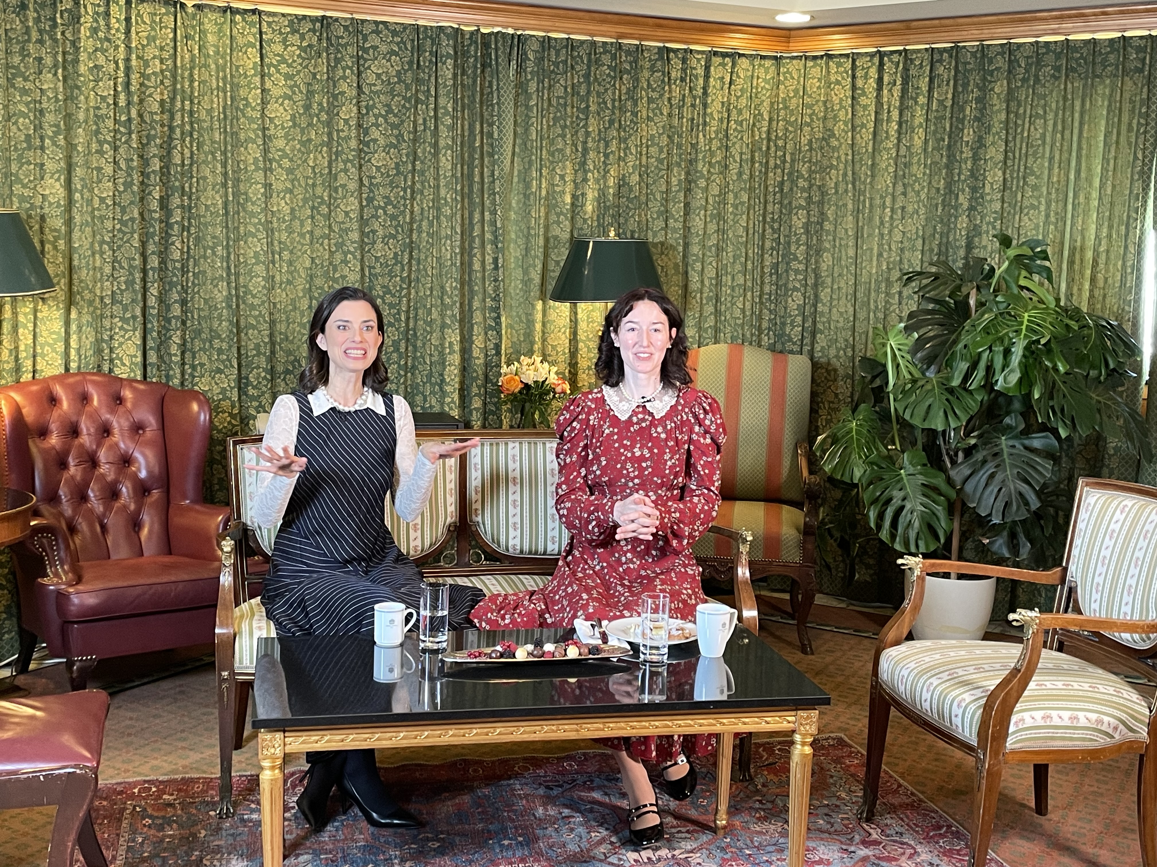 Our first guest, Maddalena Del Gobbo