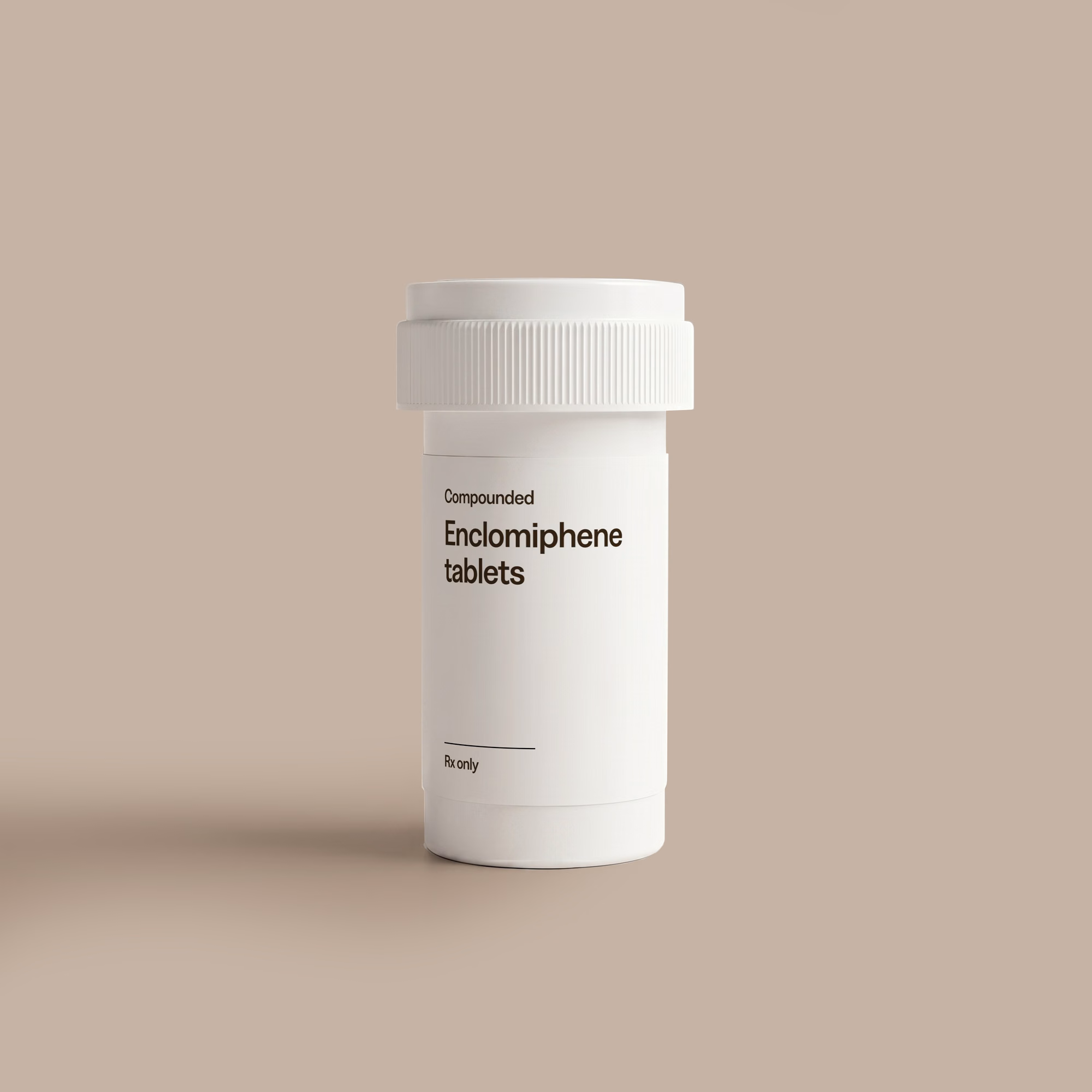 Compounded enclomiphene tablets