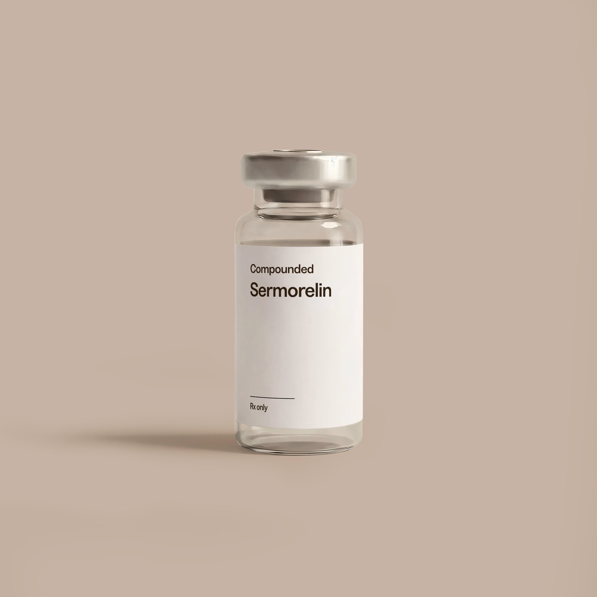 Compounded sermorelin vial