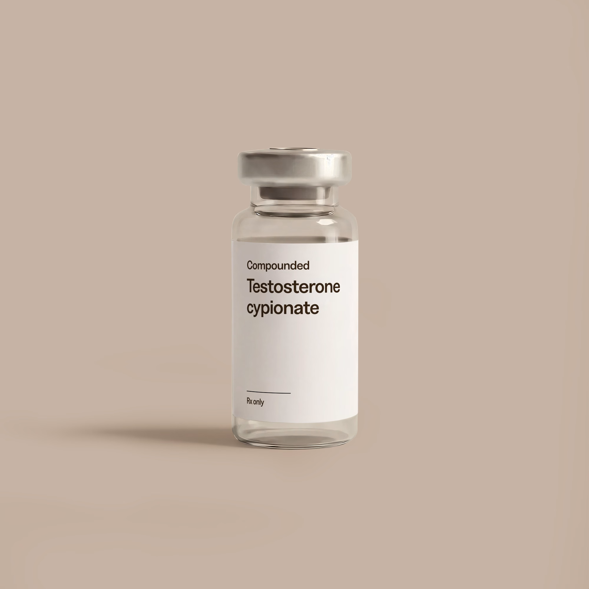 Compounded testosterone cypionate vial