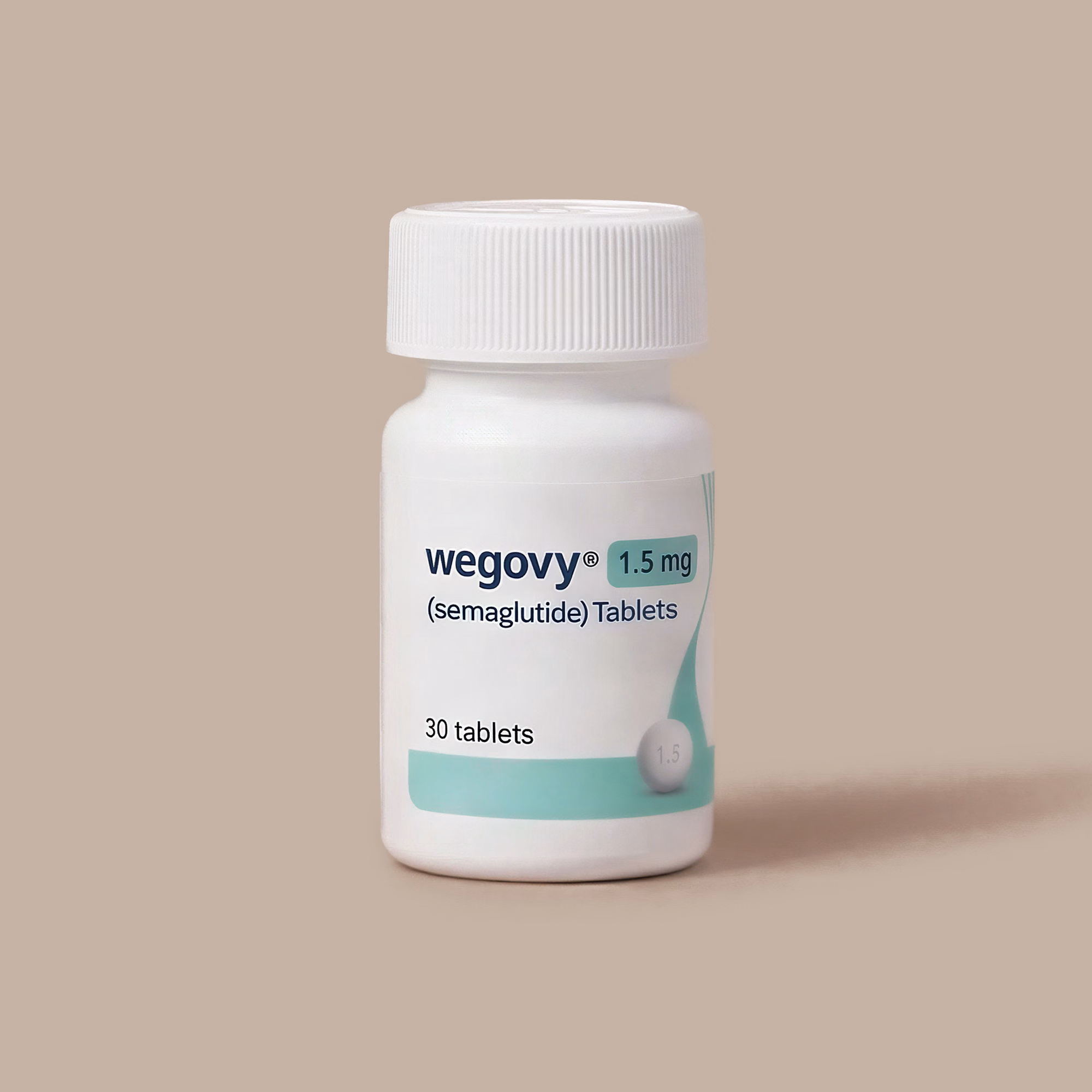 Wegovy (semaglutide) tablets bottle