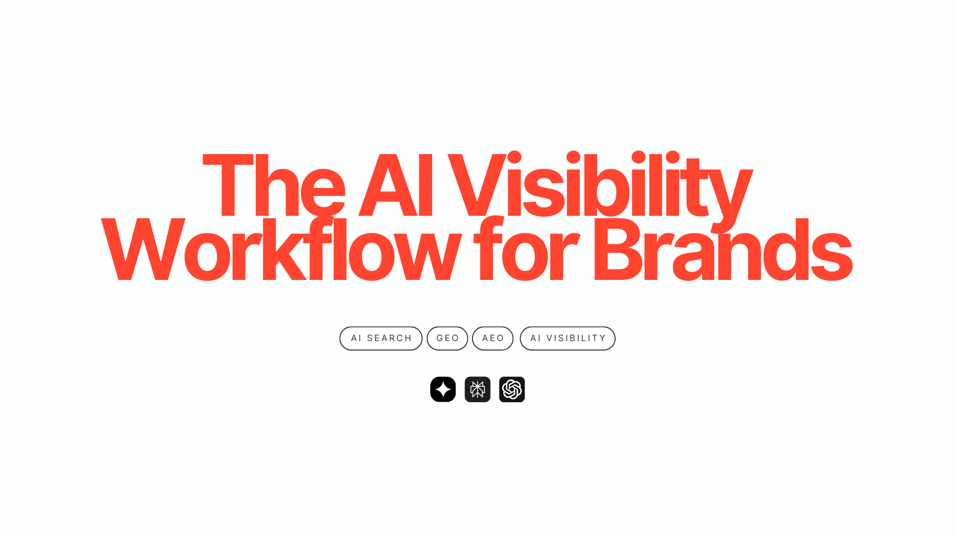 The AI visibility playbook