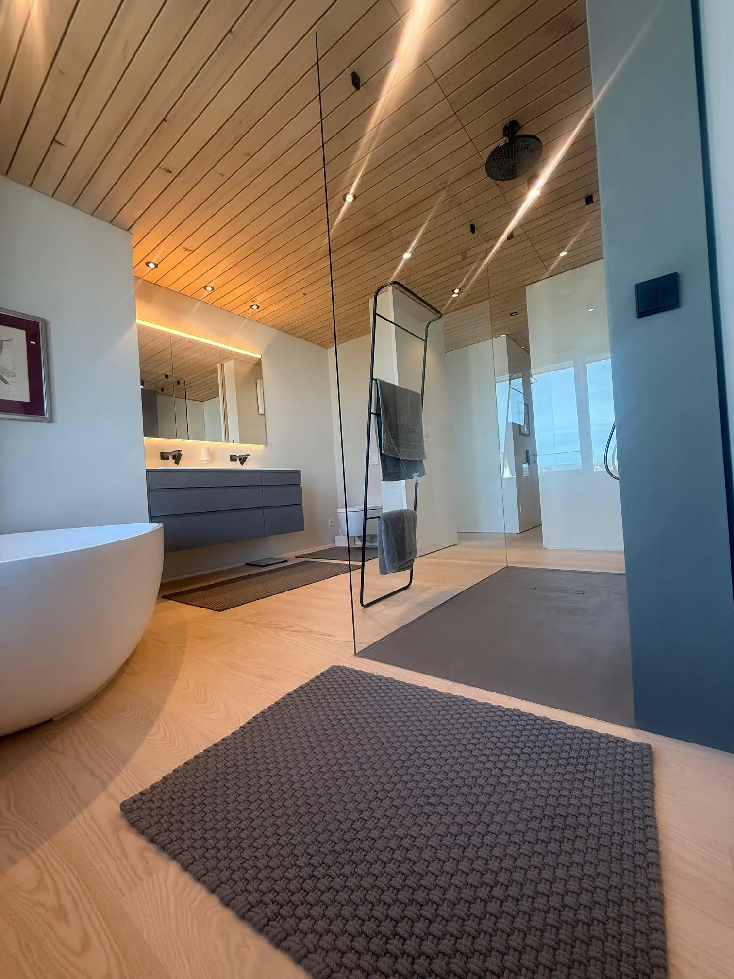 Penthouse Fugenloses Badezimmer Projekt
