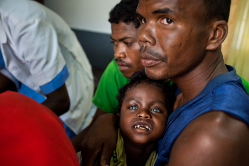 Isidore with his family in Madagascar