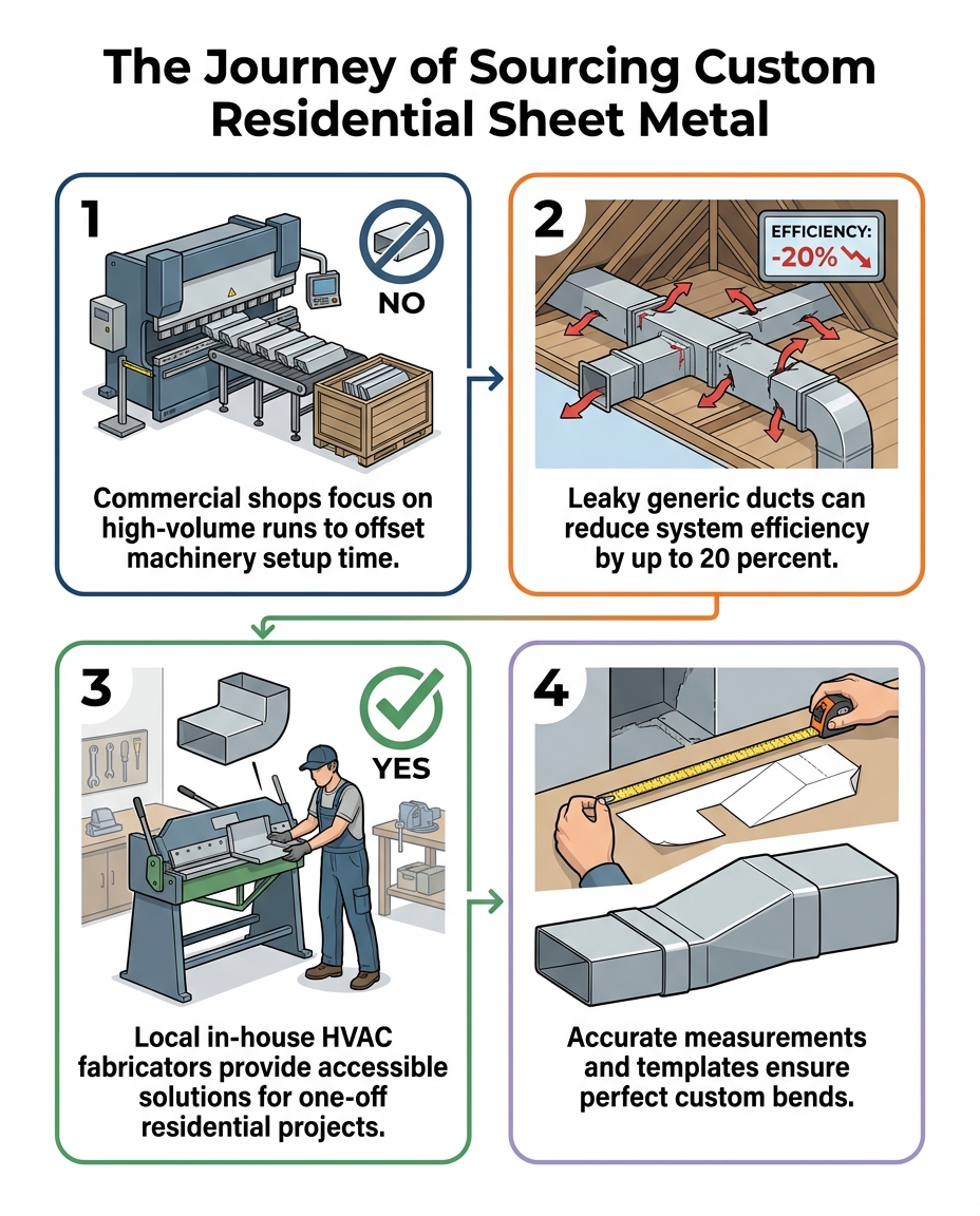 The Journey of Sourcing Custom Residential Sheet Metal