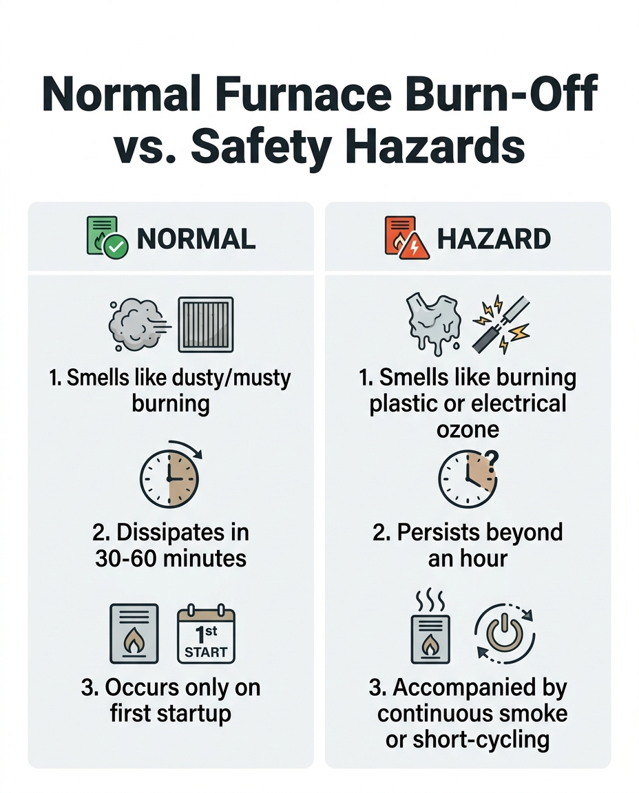 Normal Furnace Burn-Off vs. Safety Hazards