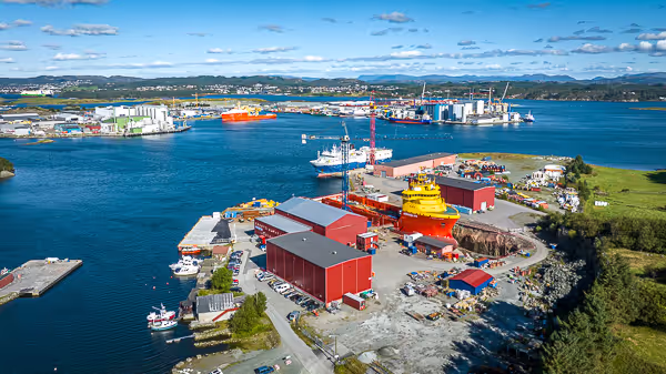 Westcon Yards sitt verft i Karmsund