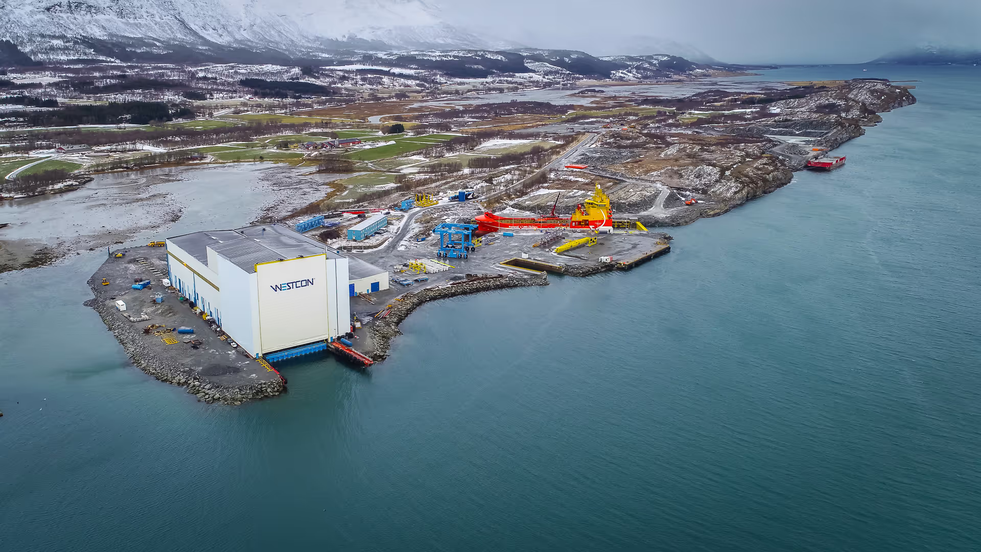 Oversiktbilde Westcon Yards Helgeland