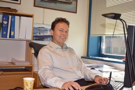 Daglig leder Torbjørn Bringedal i LMG Marin. Foto: Gustav Erik Blaalid