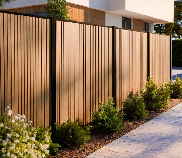 Individuelle Zaunlösungen für Gärten, Höfe & Gewerbeflächen, hochwertig, langlebig und präzise montiert.