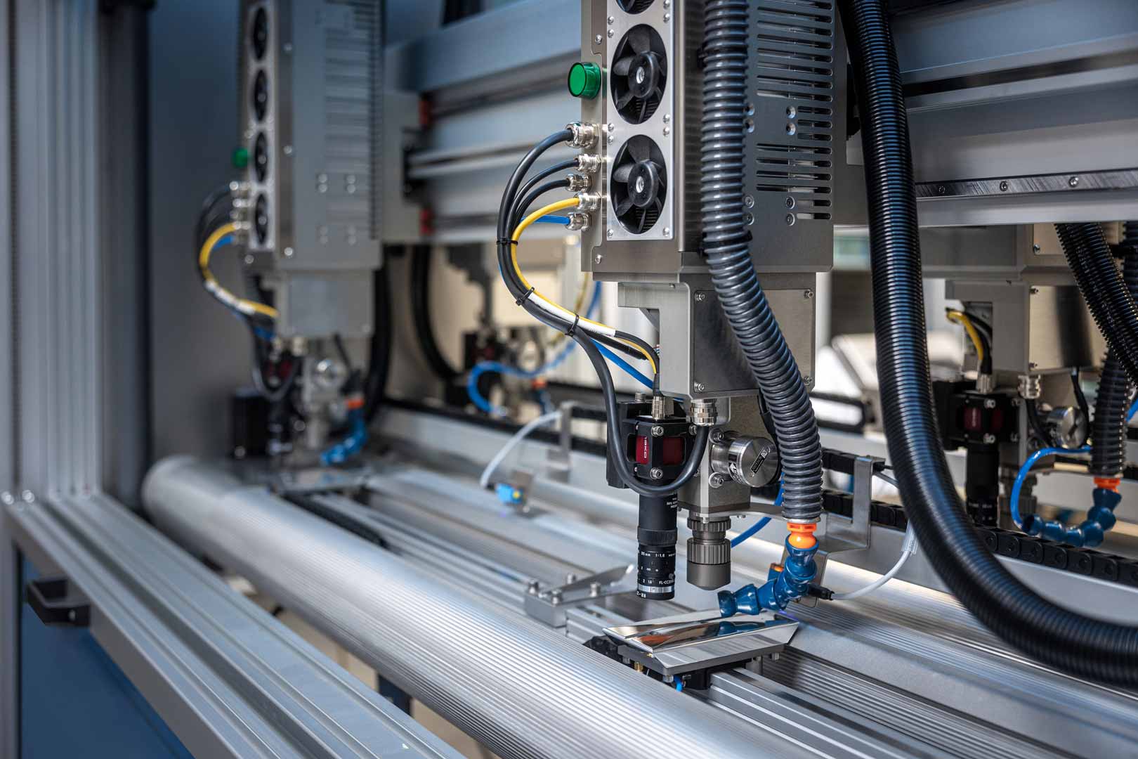 PerfoTec Multi Head Laser System Closeup