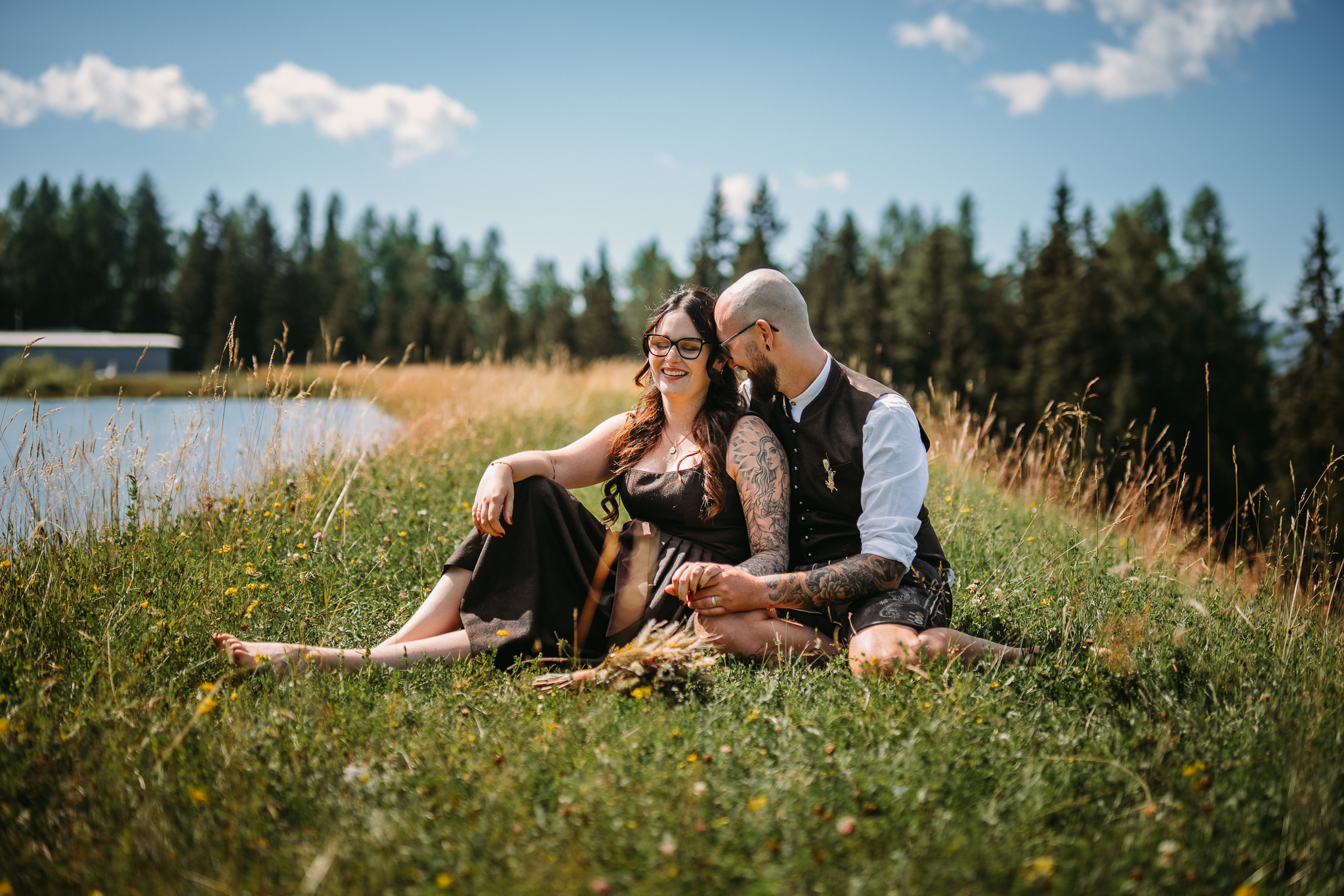 Hochzeit auf der Almseehütte von Nicole & Stefan