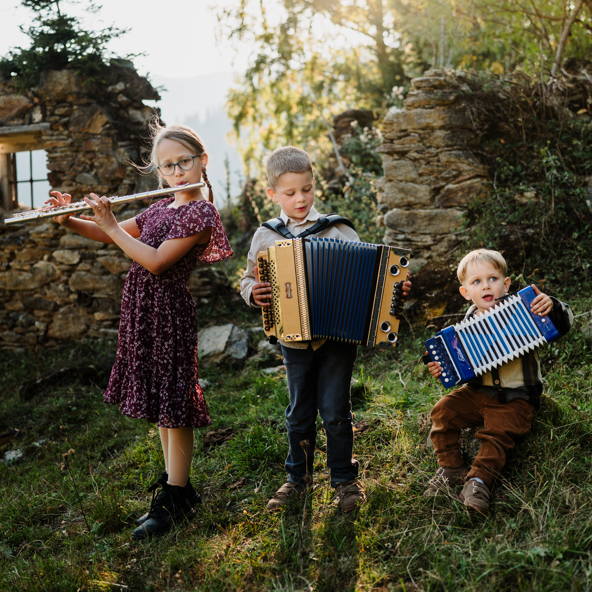 Familienshooting auf der Hubmann-Alm 