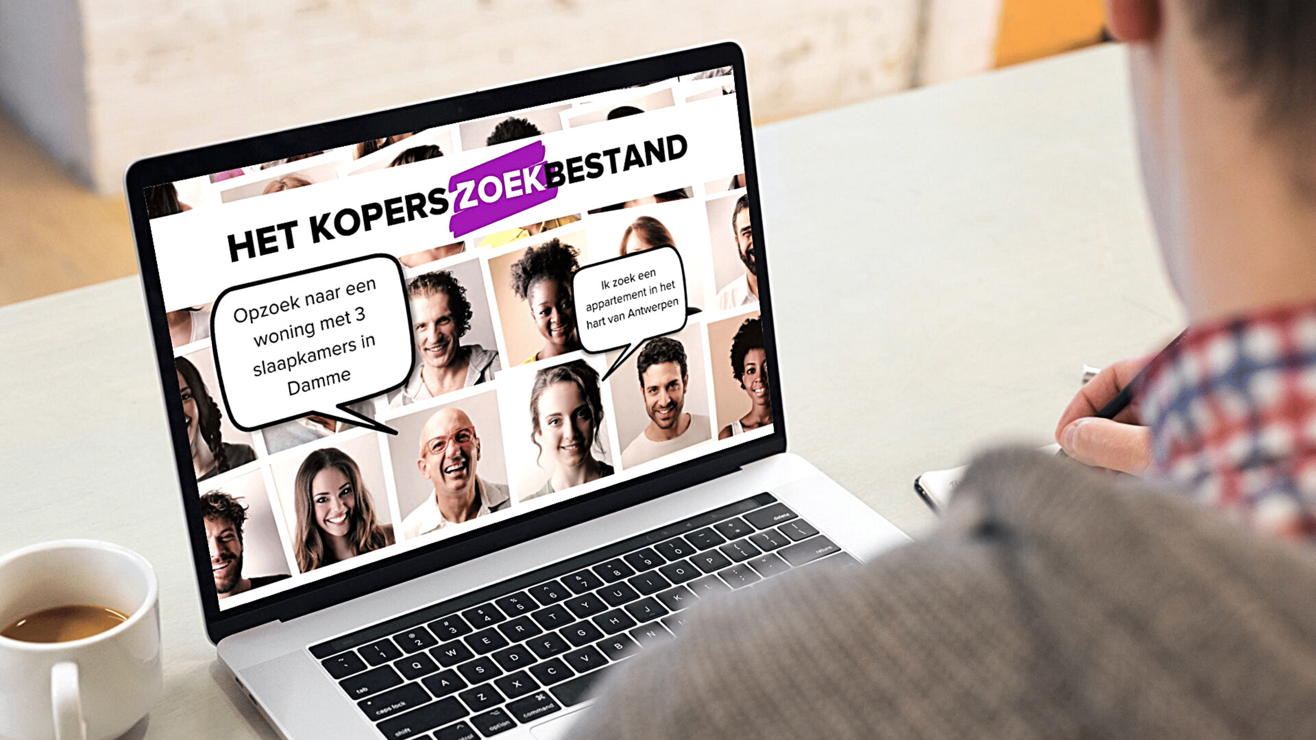 Vastgoed hack : Het kopers zoekbestand