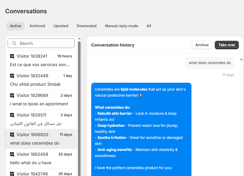 Assistli Dashboard Overview